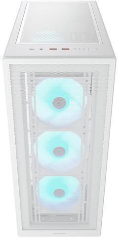 Cougar MX220 RGB Gaming Midi Tower Κουτί Υπολογιστή με Πλαϊνό Παράθυρο Λευκό