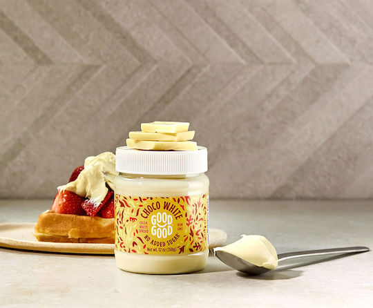 Belgian White Chocolate Spread Keto-friendly Gluten & Sugar Free Goodgood 350g