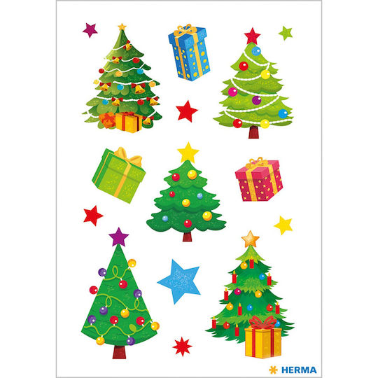 Herma Χριστουγεννιάτικα Aufkleber für die Wand mit Design Δέντρου Christmas Tree 30Stück