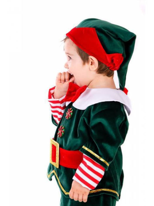 Kids Christmas Costume Elf Elf Green