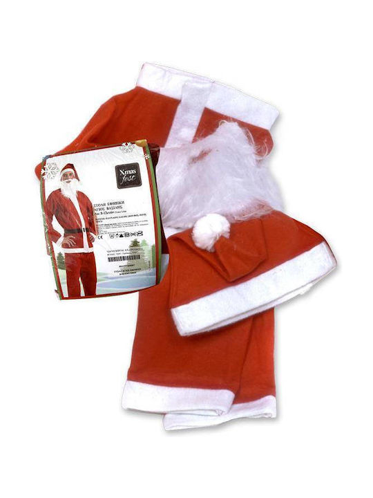 Weihnachtskostüm für Kinder Weihnachtsmann Rot