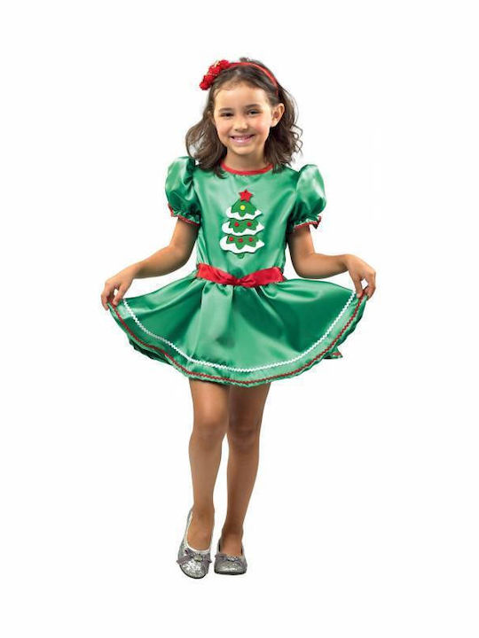 Fun Fashion Kids Christmas Costume Tree Green