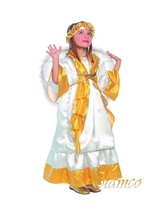 Stamco Kids Christmas Costume Angel Cherubim White