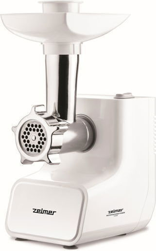 Месомелачка Zelmer Zmm3513b 1500 W 2 кг/мин функция за обратен ход нож от неръждаема стомана бял