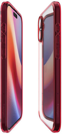 Spigen Ultra Hybrid Back Cover Plastic Red Crystal (iPhone 16)