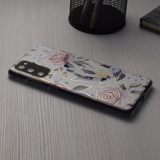 Techsuit Marble Back Cover Λευκό (iPhone 16 Plus)