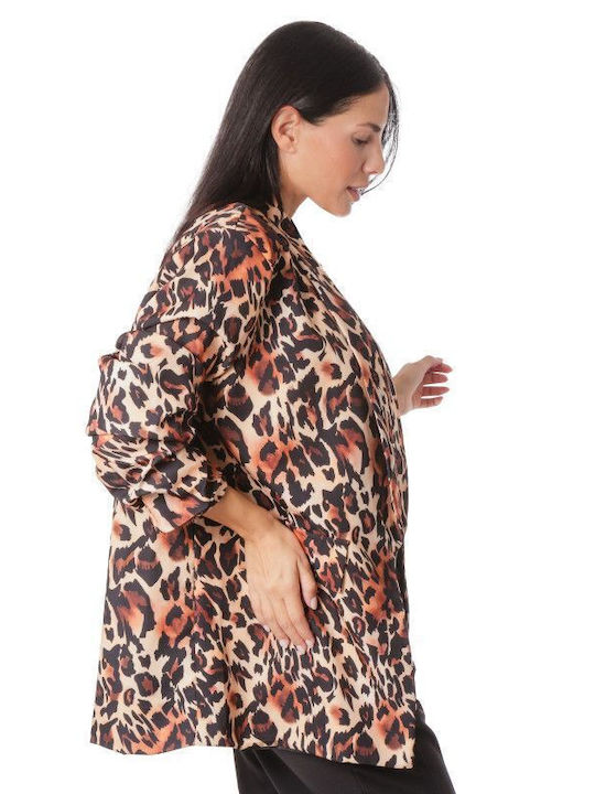 Silia D Women's Blazer Animal Print