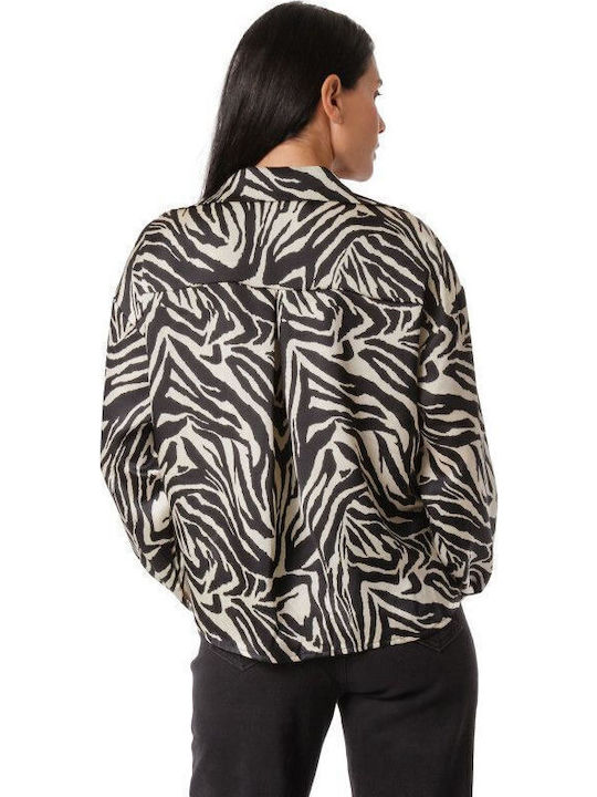 Women's Long Sleeve Shirt Animal Print
