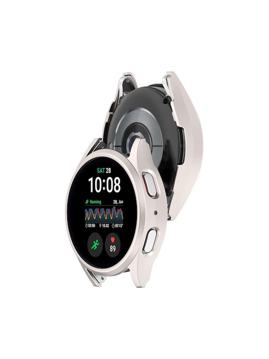 Калъф за часовник Samsung Galaxy Watch 7 40mm с полупокритие, защитен, PC Starlight