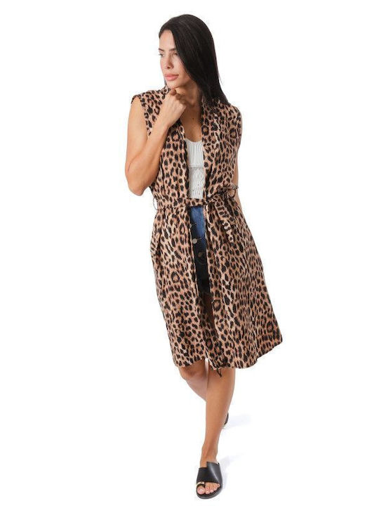 Midi Κιμονό Animal Print