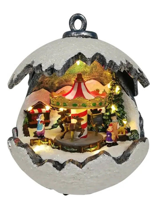 Crăciun Glob de Zăpadă 28.5x21.5x29.5cm 1buc
