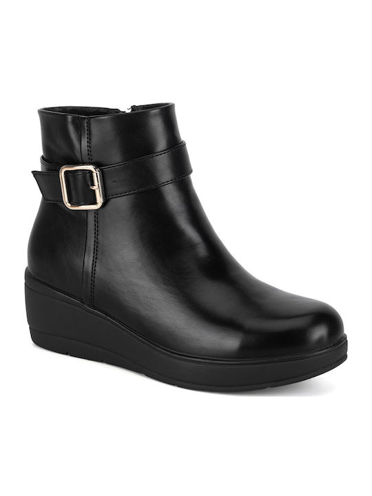 Stiefeletten Damen Schwarz