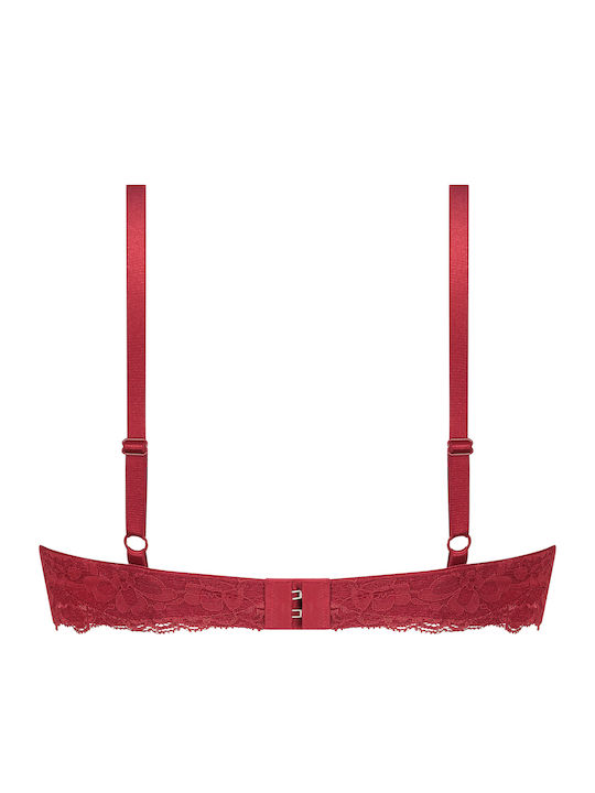 Marine Plunge Plunge Bra with Light Padding Underwire Marine Chili Pepper