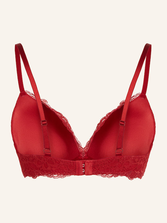 Marine Plunge Plunge Bra with Light Padding Underwire Marine Chili Pepper