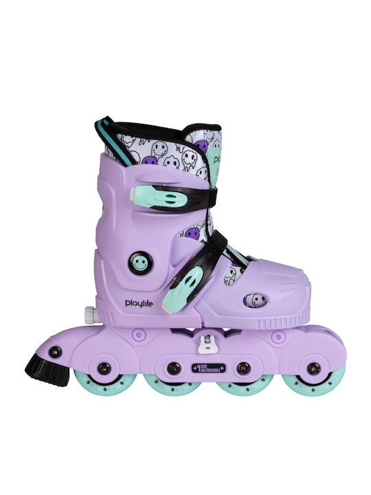 Powerslide Smile Inline Αυξομειούμενα Rollers Μωβ Παιδικά