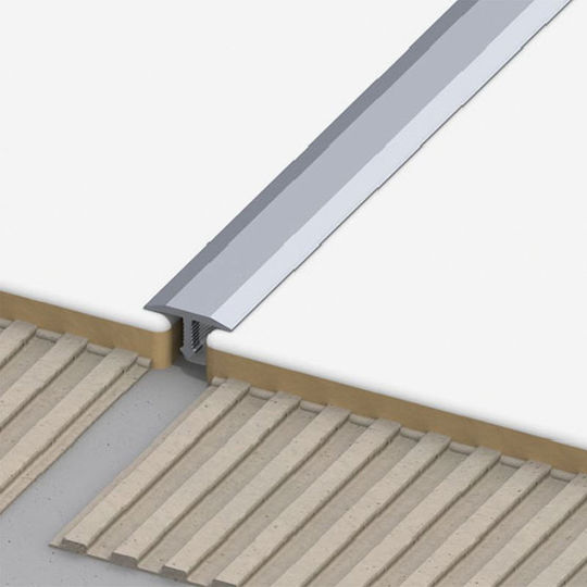 Alfer Aluminium Προφίλ Ενωτικό Αλουμινίου για Πλακίδια 100x1.4x0.6εκ.