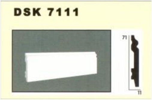 Decolux Wandprofil Sockelprofil Dsk 7111 11x71 Mm