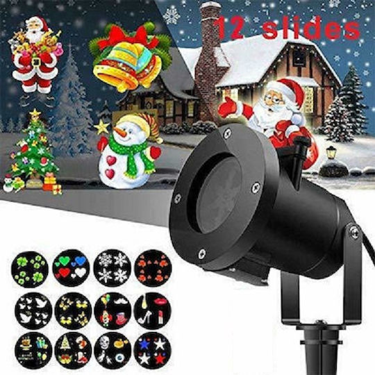 Χριστουγεννιάτικος Προβολέας Laser LED IP44 Εξωτερικού Χώρου