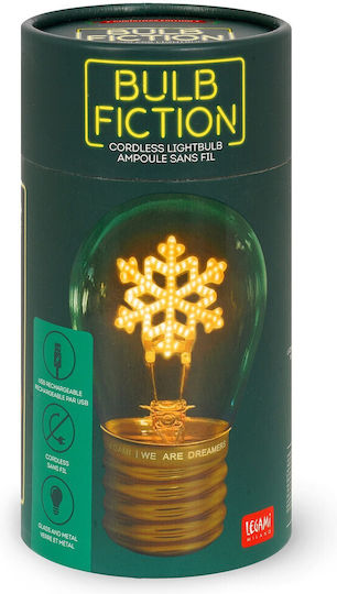 Legami Milano Christmas Glass Candlestick 10.3x6.8cm