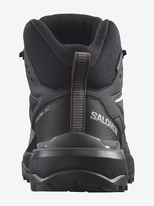 Salomon X Ultra 360 Mid Women's Hiking Boots Waterproof With Gore-Tex Membrane Black