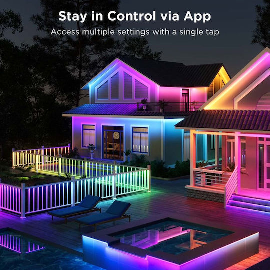 Govee Waterproof Smart LED Strip H70A1 Wi-Fi RGBW Light 10m with Power Supply