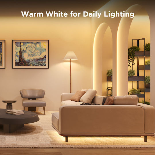 Govee Smart LED Strip Wi-Fi RGBICW Light 10m with Power Supply
