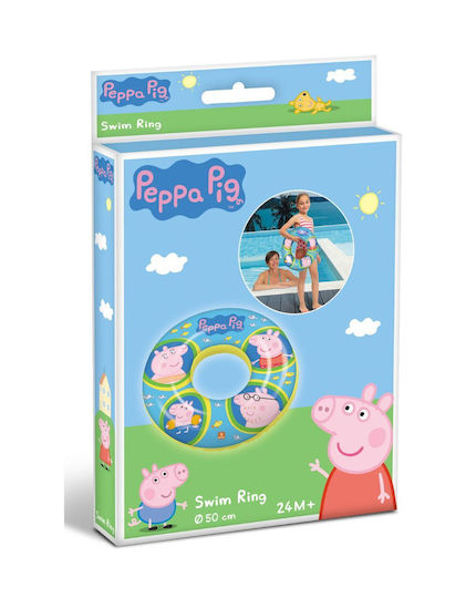 Mondo Παιδικό Σωσίβιο Κουλούρα Peppa Pig με Διάμετρο 50εκ. από 2 Ετών Πολύχρωμο