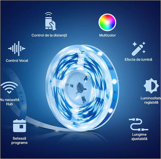 TP-LINK LED Strip USB 5V RGB Light 5m with Power Supply