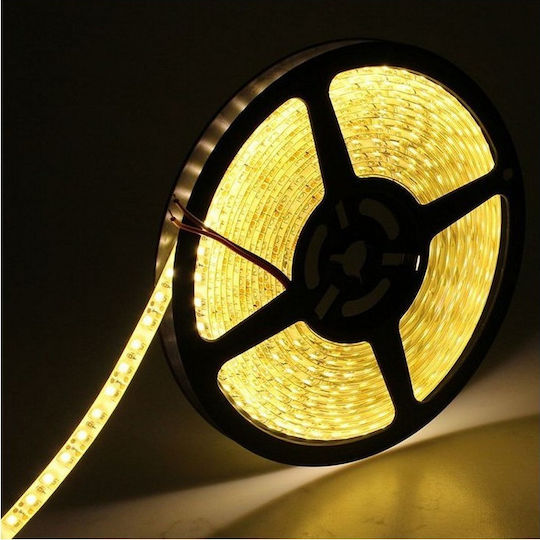 V-TAC Bandă LED 12V Galben Lumină 5m Tip SMD3528