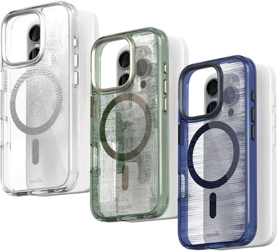 Moshi Wallet Σιλικόνης Μπλε (iPhone 16 Pro)