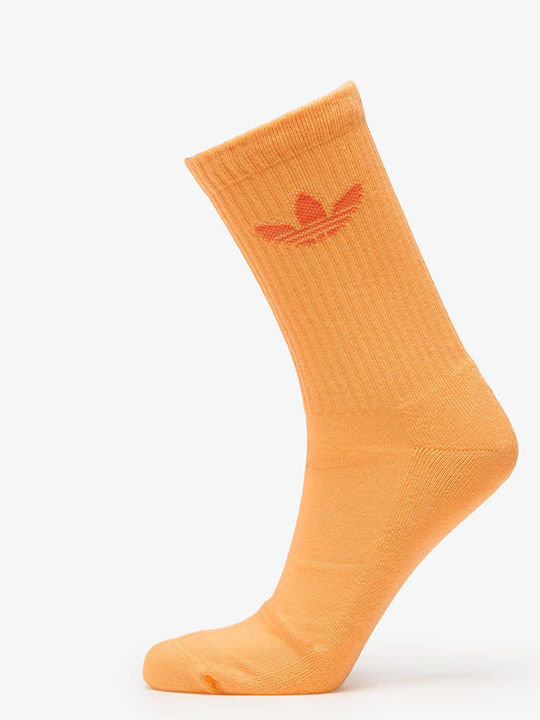 adidas Trefoil Athletic Socks Silver 6 Pairs