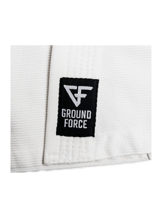 Ground Force Παιδική Ζακέτα Brazilian Jiu Jitsu Λευκή