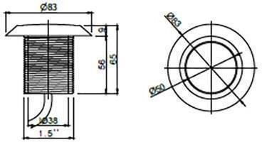 Acqua Source Pool-Scheinwerfer mit Kaltweiß Licht ULSD-6R16-15DW
