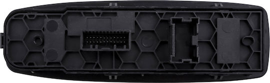 NTY Διακόπτης Παραθύρων Αυτοκινήτου για Renault Megane / Scenic / Talisman / Kadjar Μαύρο