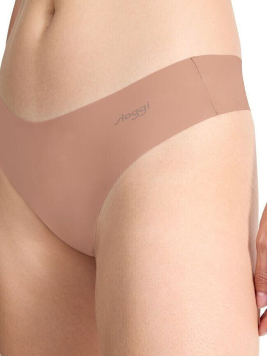 Femeie Slip fără cusături Beige