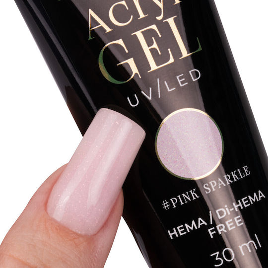 Molly Lac Gel Gel pentru Unghii Pink Sparkle 30ml