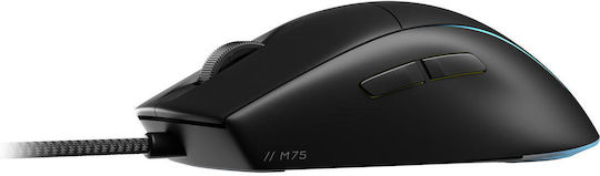 Corsair M75 RGB Геймърска Мишка 26000 DPI Черен