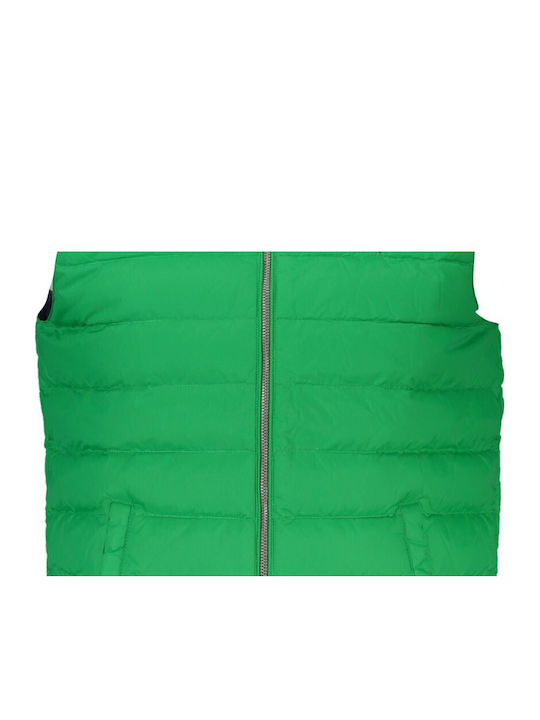 Ärmellos Winter Jacke Grün