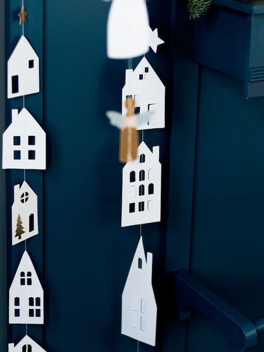 Raeder Weihnachtliche Girlande Papier Weiß 83.5cm 1Stück