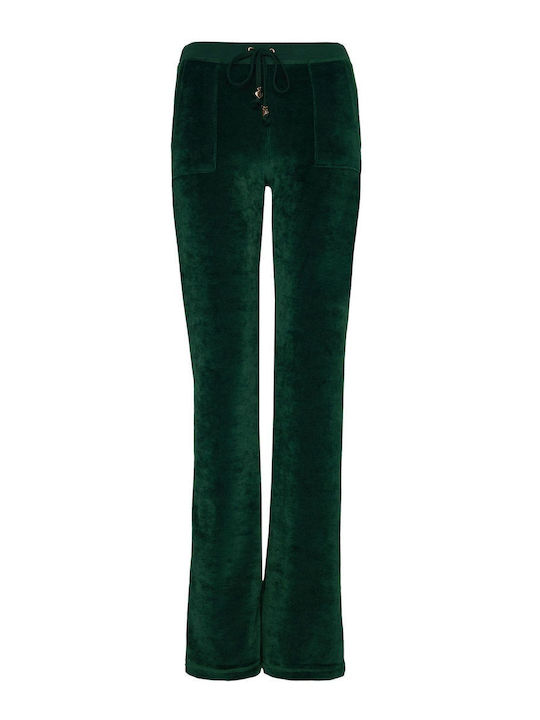 SugarFree Sweatpants Velvet Green