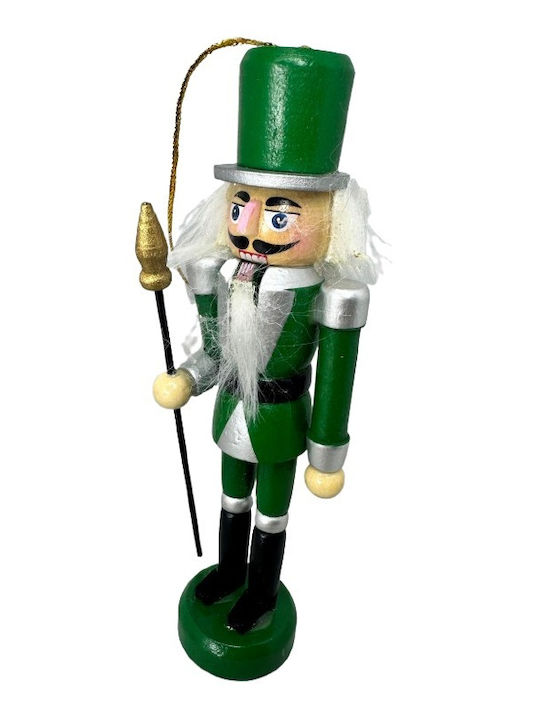Hängender Nussknacker Ornament Hölzern Mehrfarbig Set 3Stück