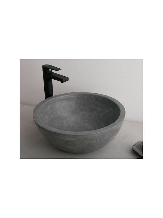 Tema Countertop Sink Stone 40x40cm Anthracite