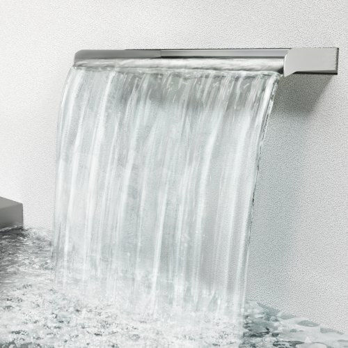 Vevor Pool Waterfall made of Stainless Steel 8x60x33cm Silver