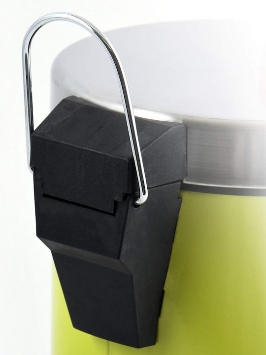 HL144 Inox Καλαθάκι Μπάνιου 5lt Πράσινο