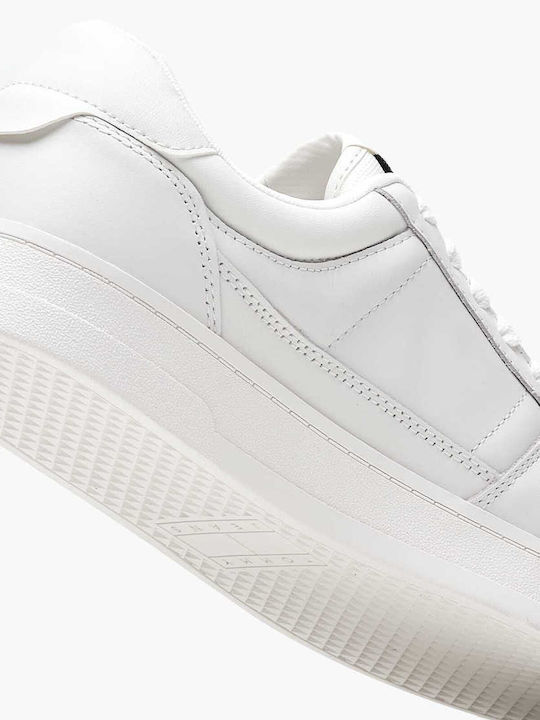 Adidași Flatforms Pentru Bărbați Albi
