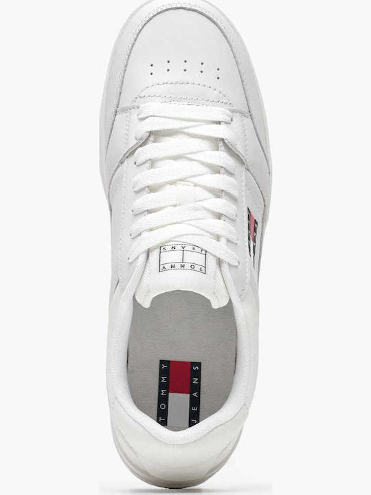 Adidași Flatforms Pentru Bărbați Albi