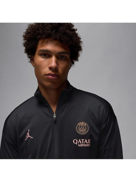Ποδοσφαιρικό Παντελόνι Φόρμας Dri-Fit Γυαλιστερό με Λάστιχο Μαύρο