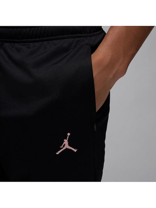Ποδοσφαιρικό Παντελόνι Φόρμας Dri-Fit Γυαλιστερό με Λάστιχο Μαύρο