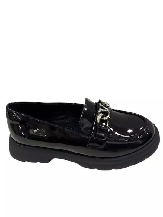 SmartKids Girls Moccasins Black