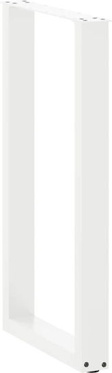 Vidaxl Picioare pentru Masă de Cafea în Formă de U 2 Bucăți Alb 50x 90-91 Cm Alb